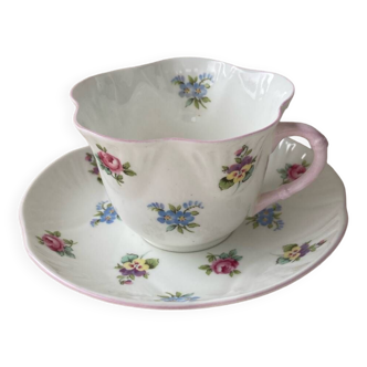 Tasse et sous-tasse en porcelaine Royal York Modèle Petite