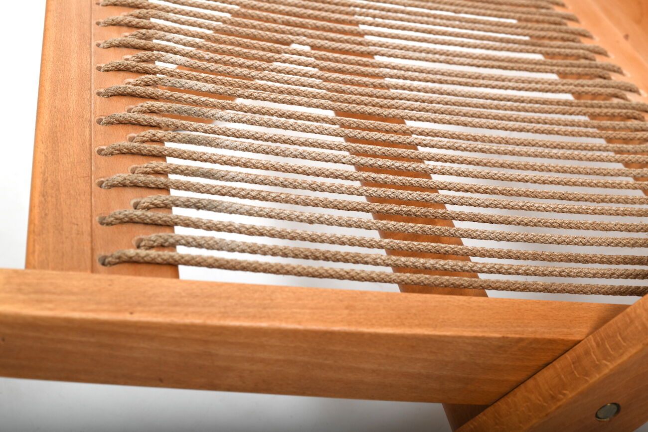 Fauteuil à dossier haut CH-03 par Hans J. Wegner