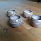 Stoneware cups signed Anne Rémy Clamagirand