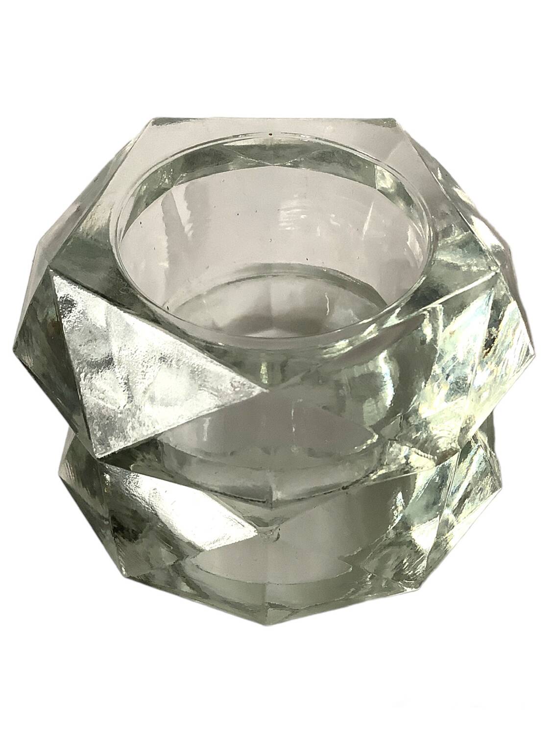 Crystal salt and pepper shakers