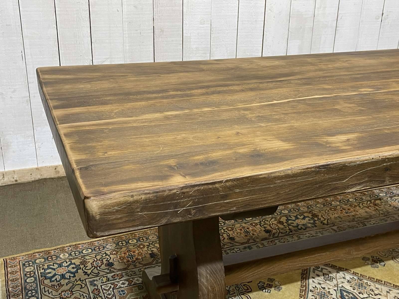 70s elm monastery table