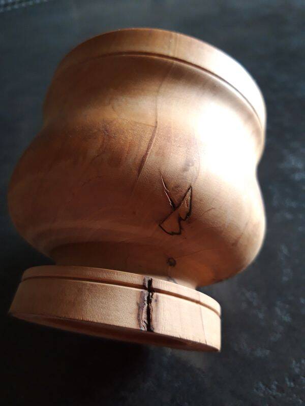 wooden mortar with pestle