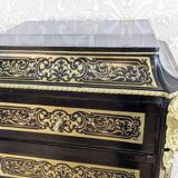 Antique Baroque Revival Inlaid Dresser, 1890s