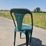 Lot de 8 chaises Multipl's années 50 par Joseph Mathieu