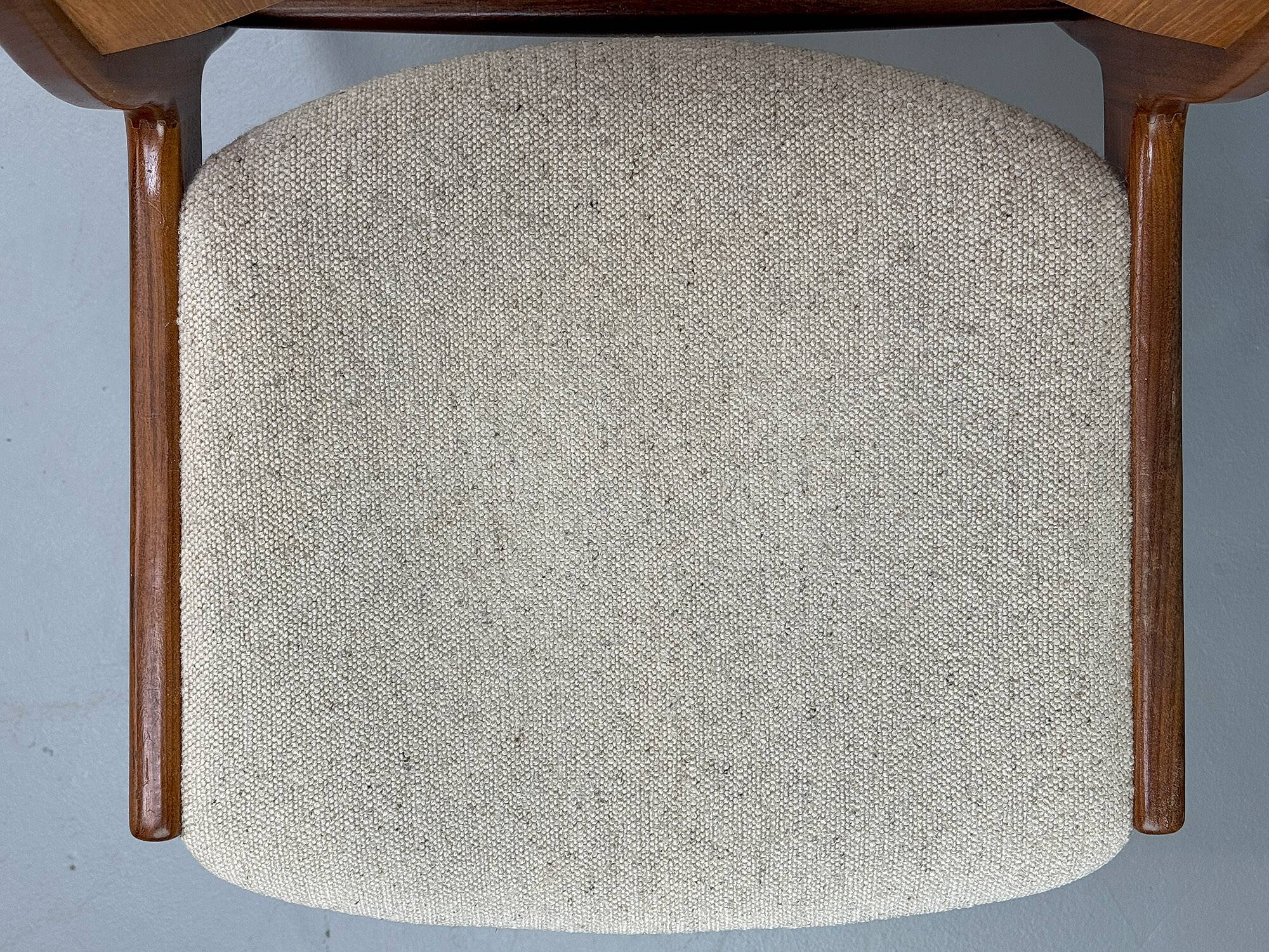 Teak Dining Chairs by Hartmut Lohmeyer for Wilkhahn, 1960s, Set of 6