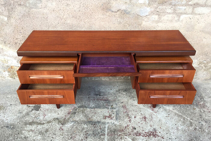 Scandinavian teak desk by Victor Wilkins for G-Plan