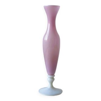 Pink opaline vase