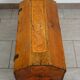 Old carved pine chest, Hautes Alpes folk art