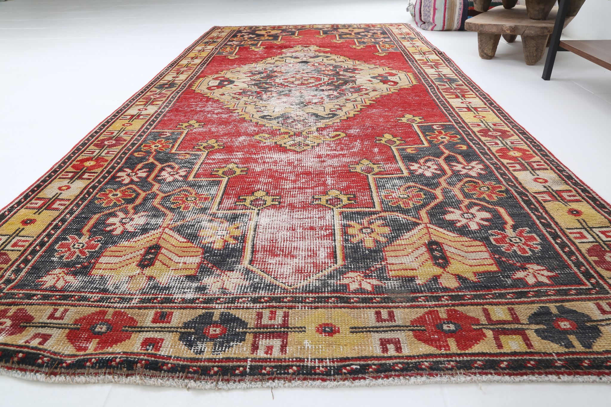 Tapis turc fait à la main 248x123cm