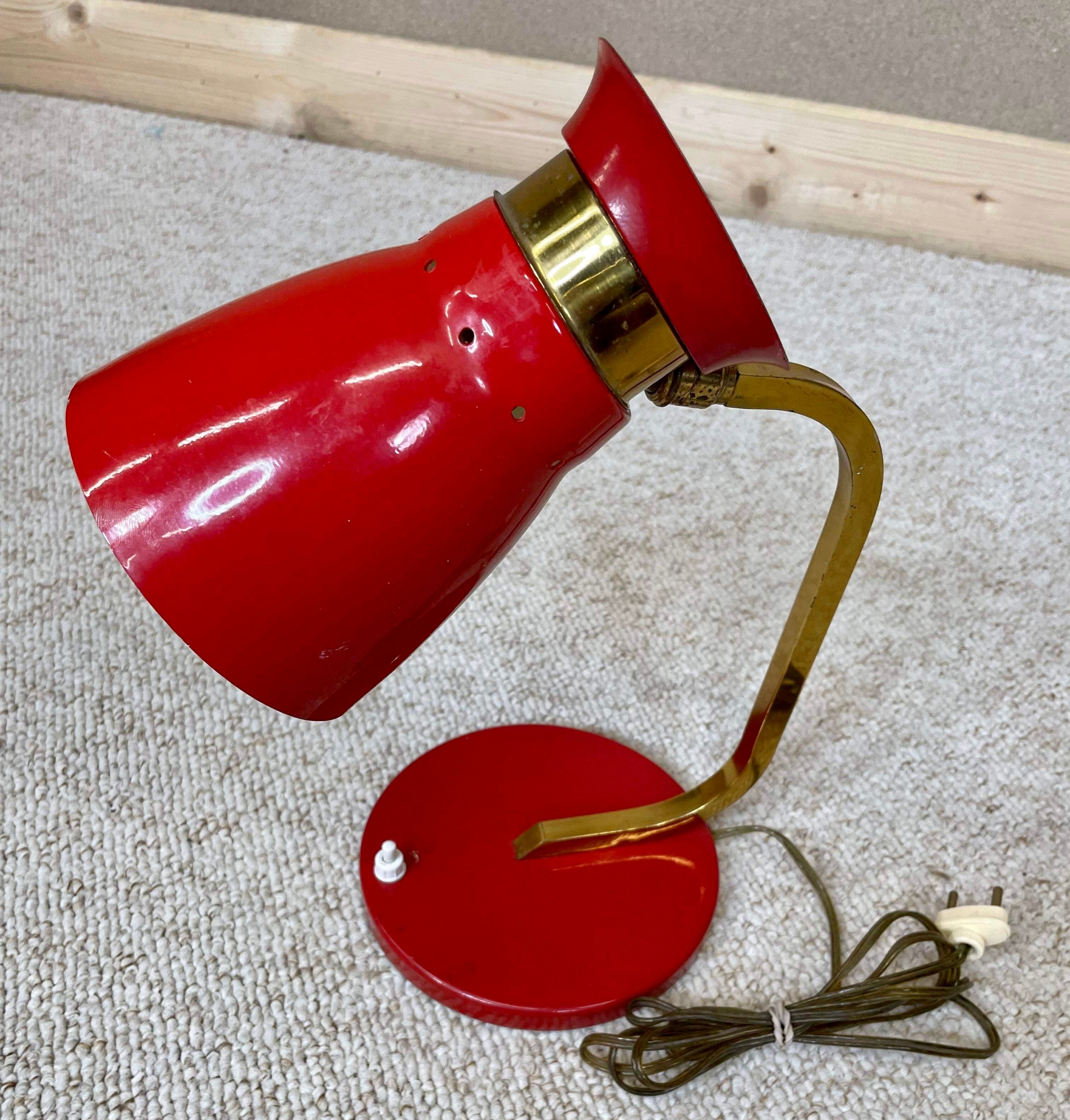 Table lamp Diabolo France Vintage 60 ́s