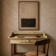 Antique solid wood desk – authentic charm