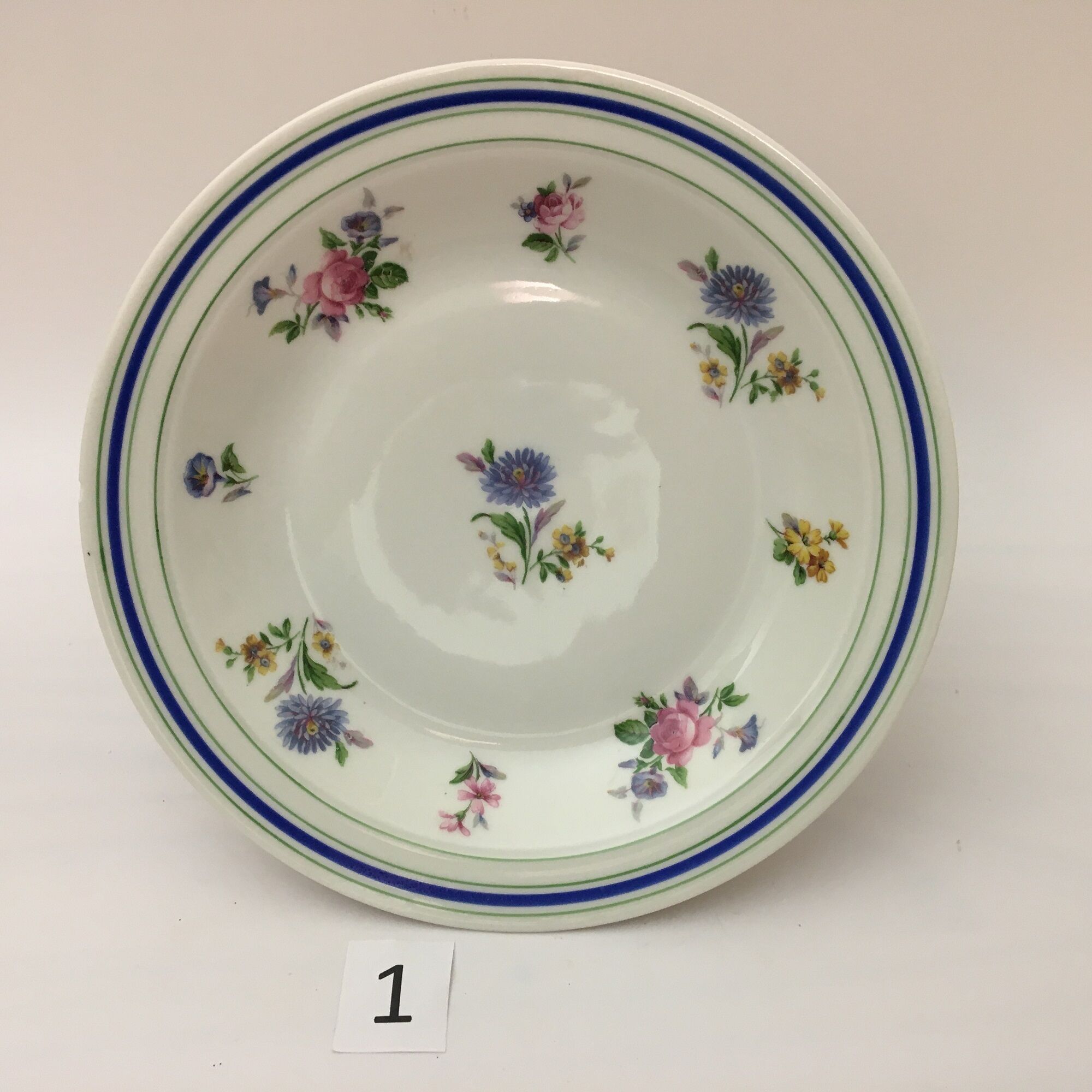 Lot de 6 assiettes creuses “ lourioux foëcy “