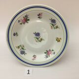 Set of 6 hollow plates "lourioux foëcy"