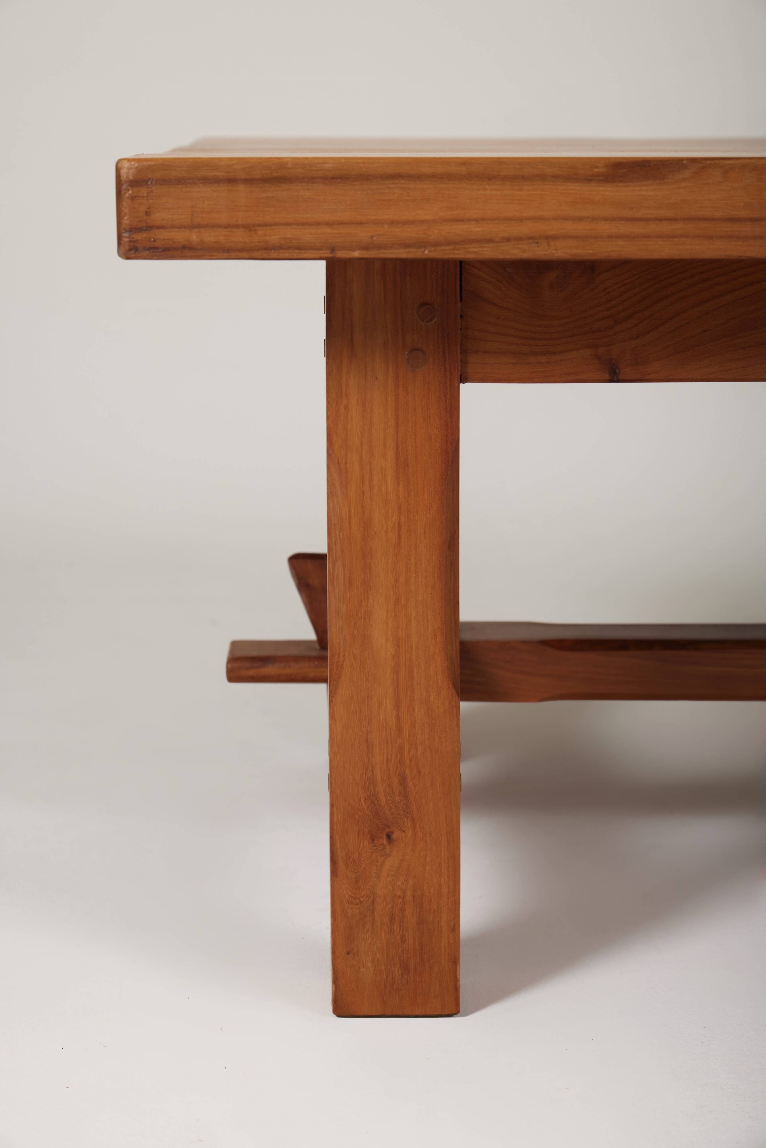 Solid wood coffee table