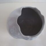 Set of two design white vases