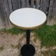 Ancient table eat standing art deco pied fonte noir - vintage formica plateau