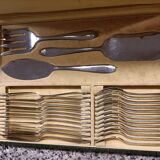 Housewife of fish cutlery in stainless steel Art Deco