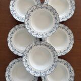 Set of 8 Royal Doulton England soup plates – Josephine model