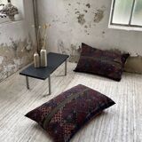 Paire de coussins XXL Kilim vintage