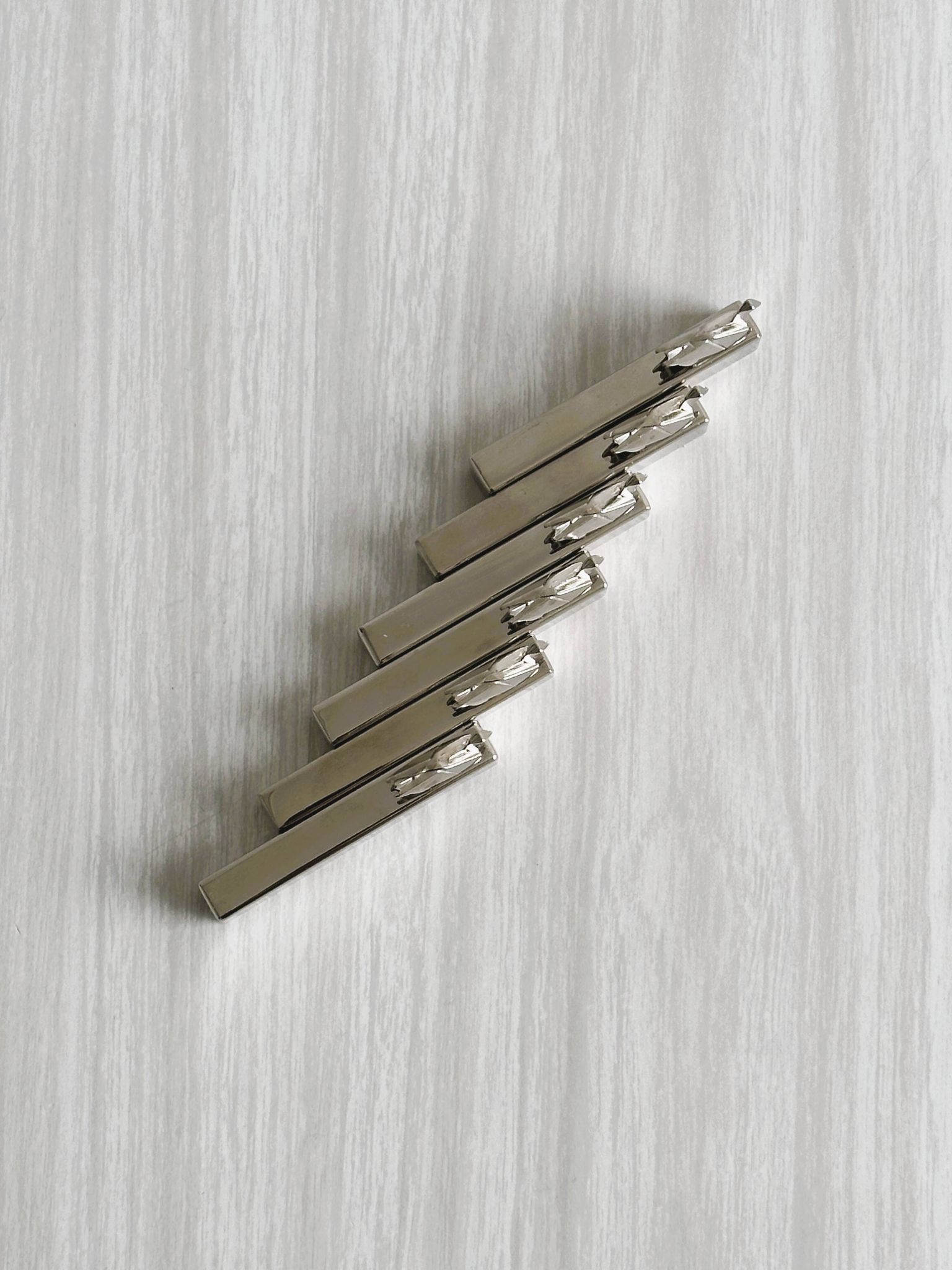 Set of 6 origami bird knife holders