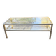Coffee table, vintage 70s. 2 glass tops.