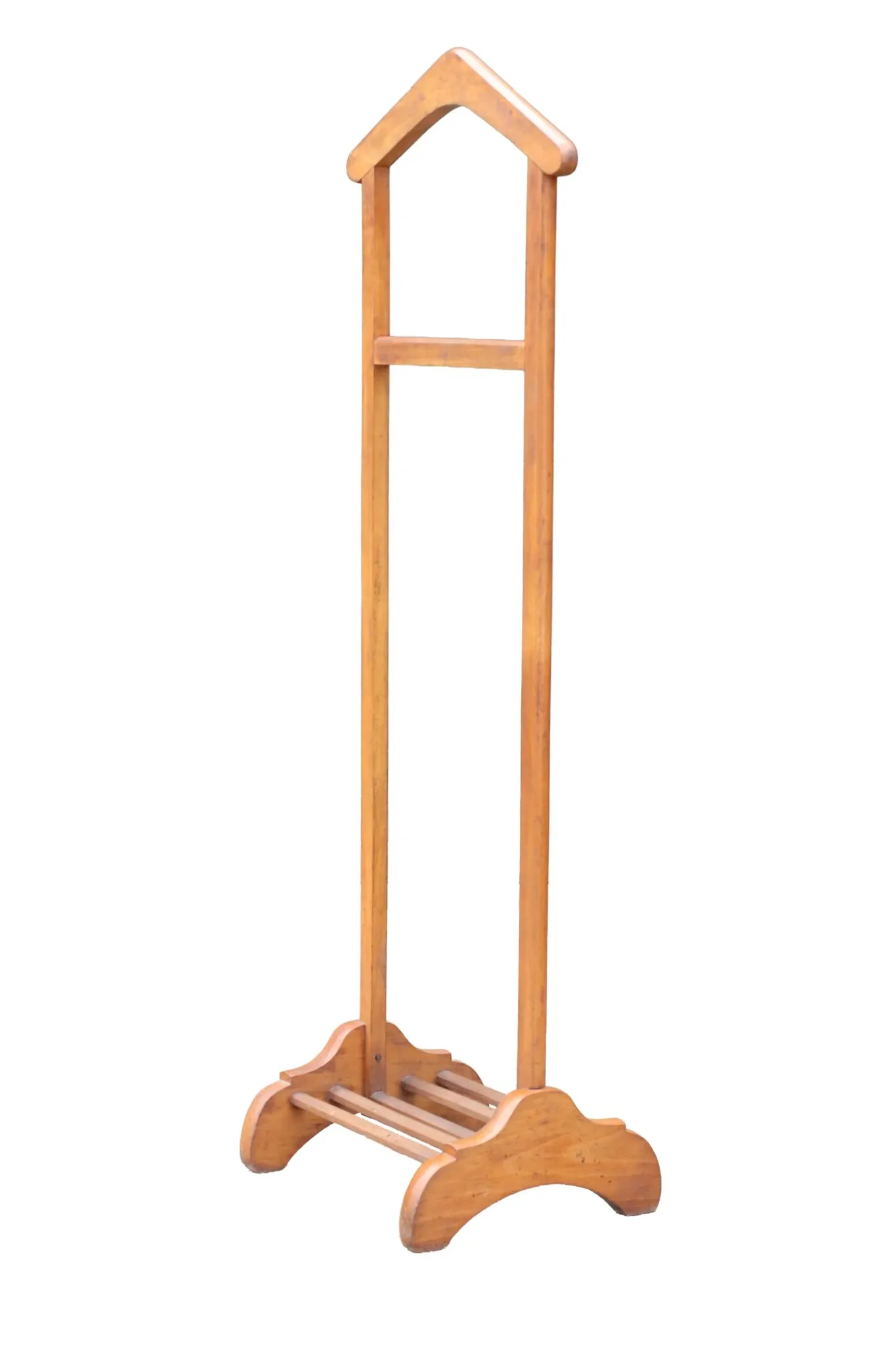 Vintage wooden valet stand / clothes stand from the 1960s