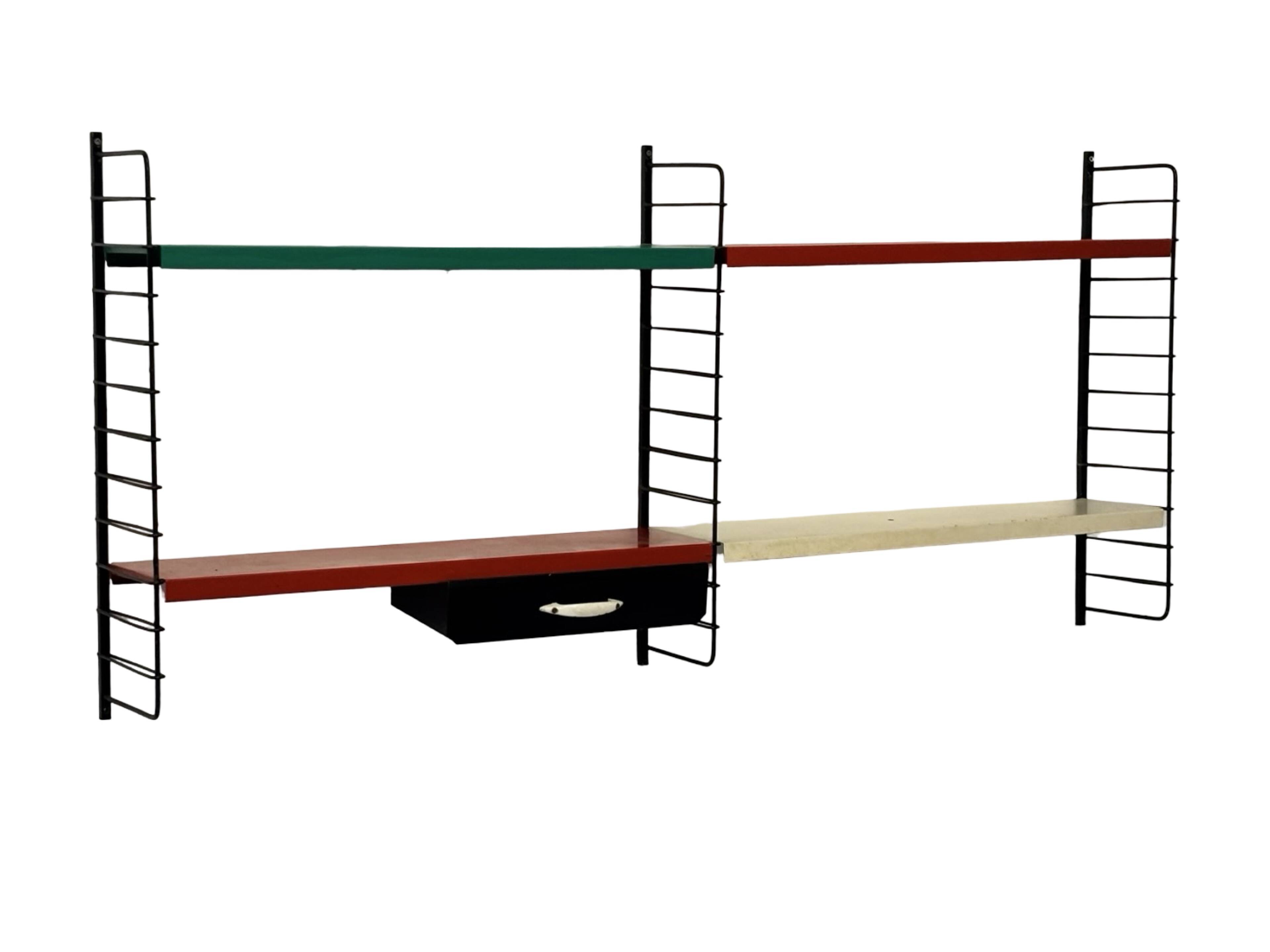 Vintage Wall Shelf Wall unit for Tomado Holland Pilasto Drenthea