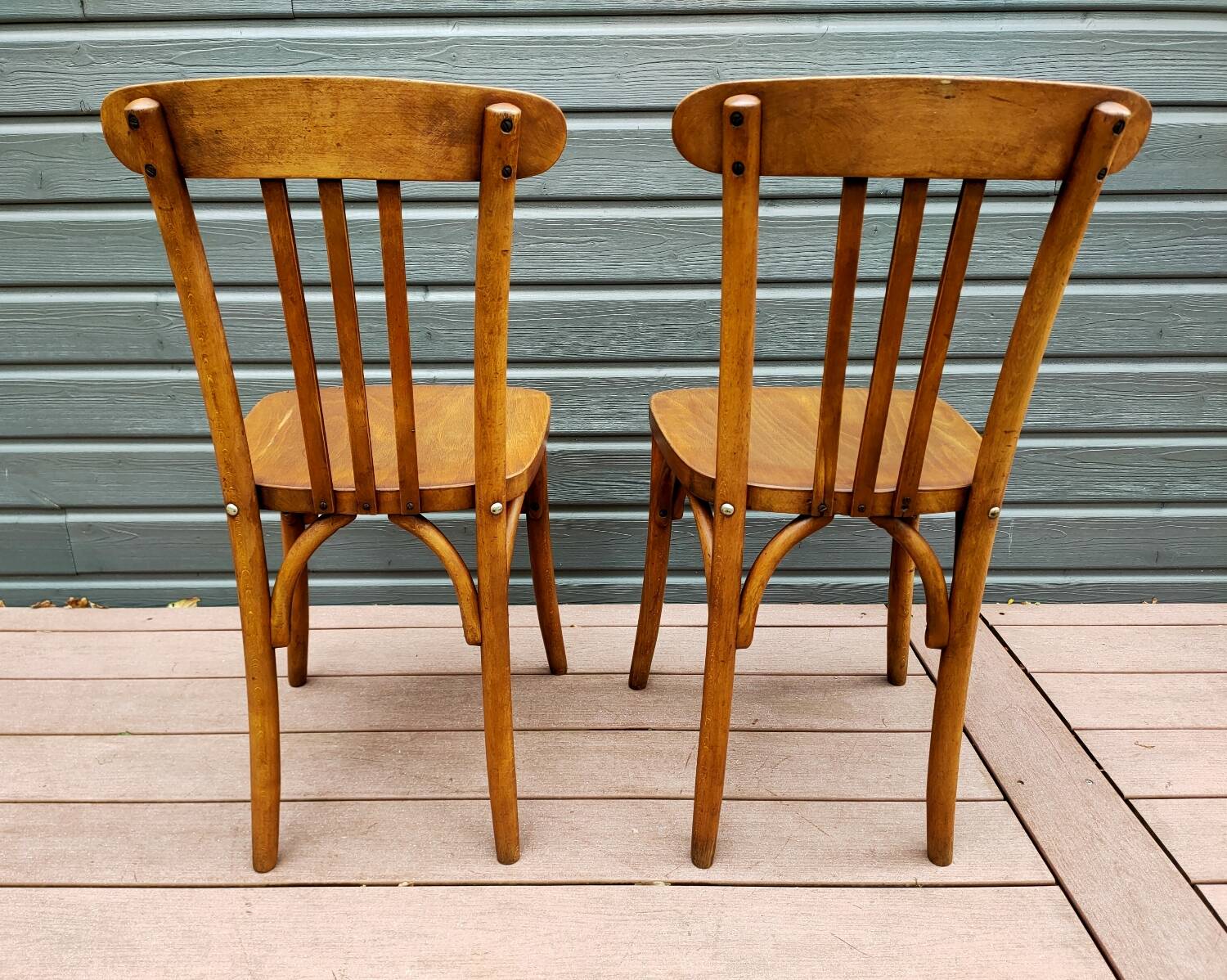 Pair of Luterma bistro chairs