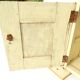 Small vintage wooden wall cupboard.