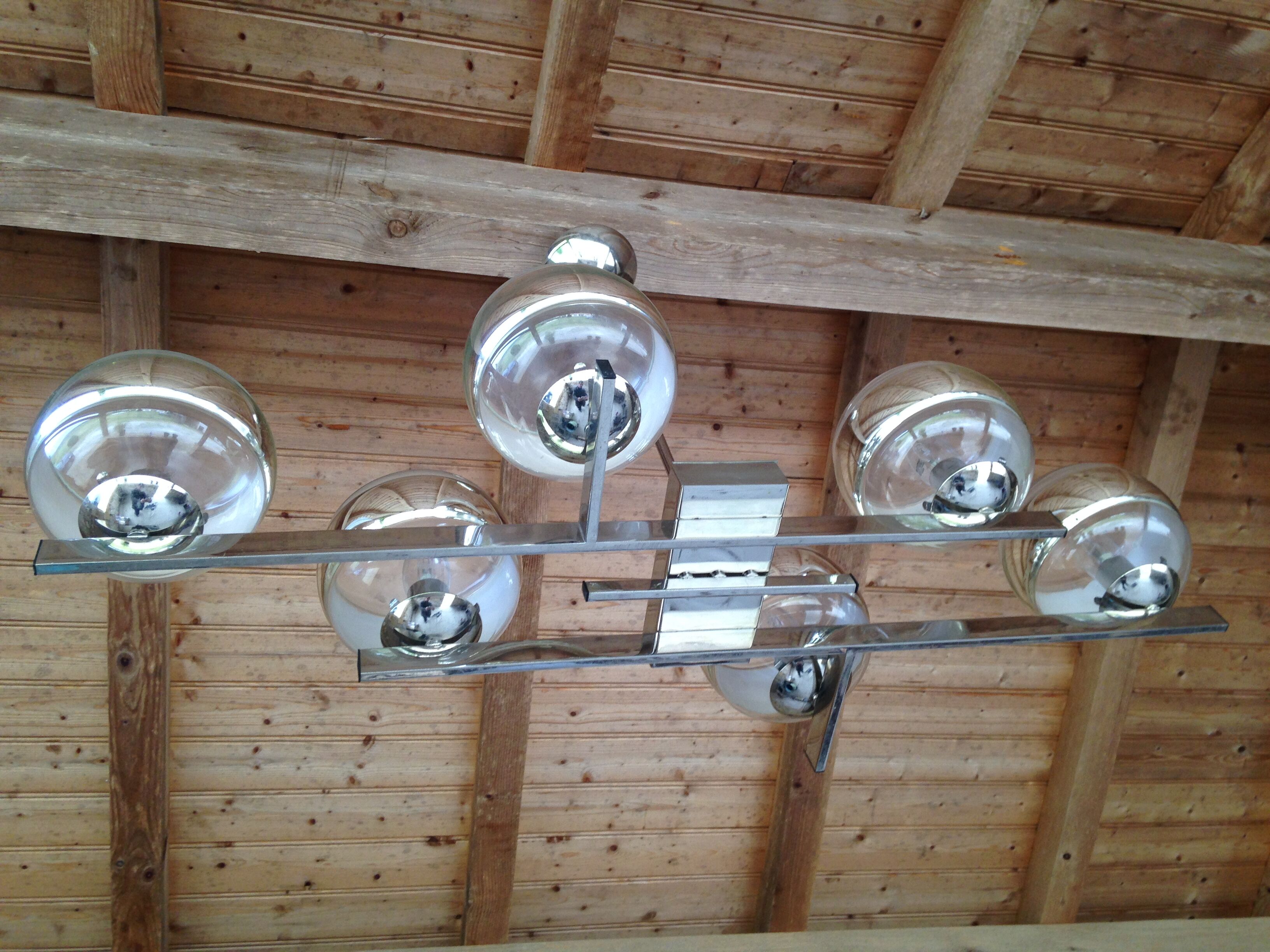 Italian chandelier, vintage 70