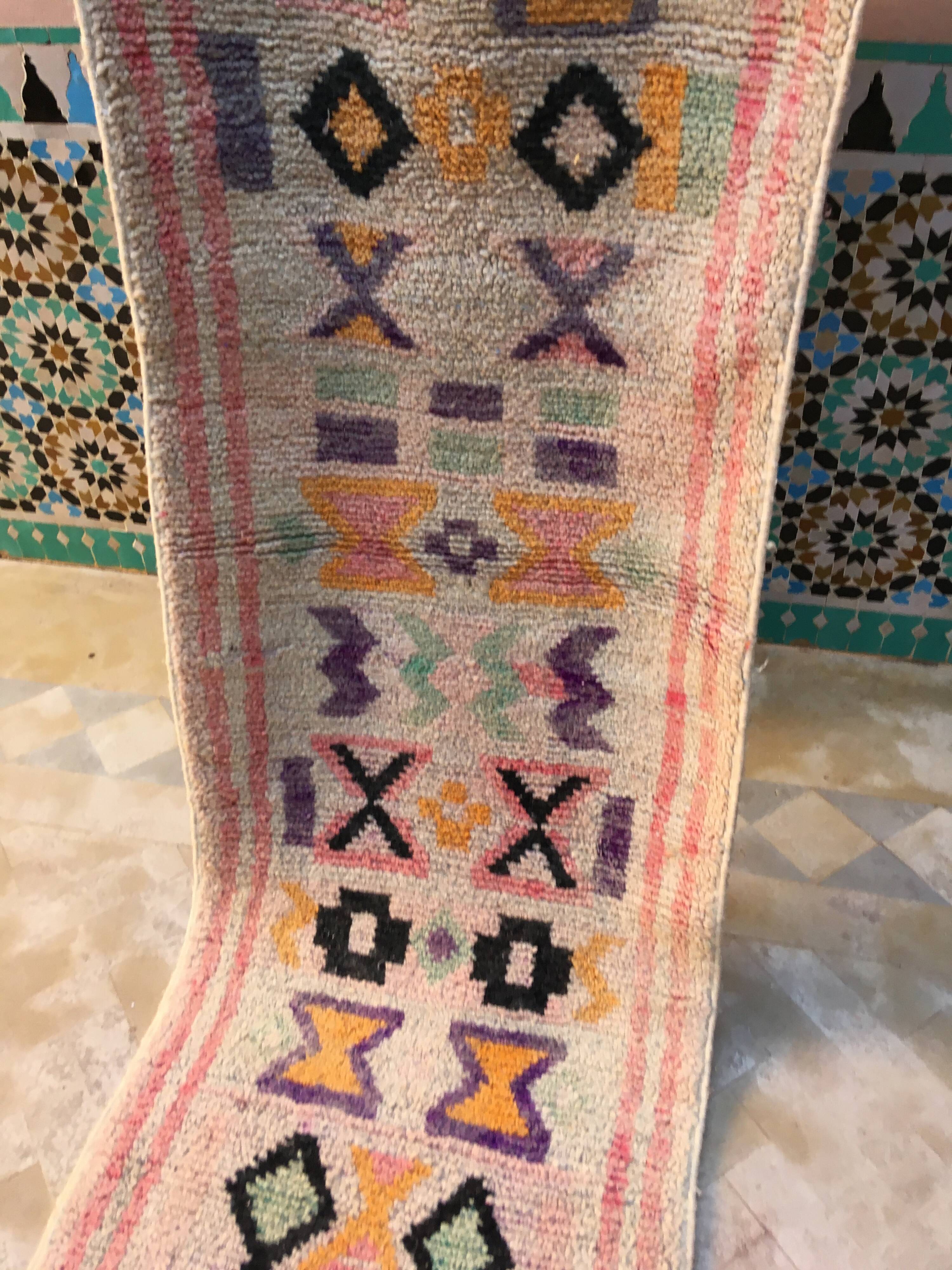 Boujaad Runner Rug 355 x 67 cm