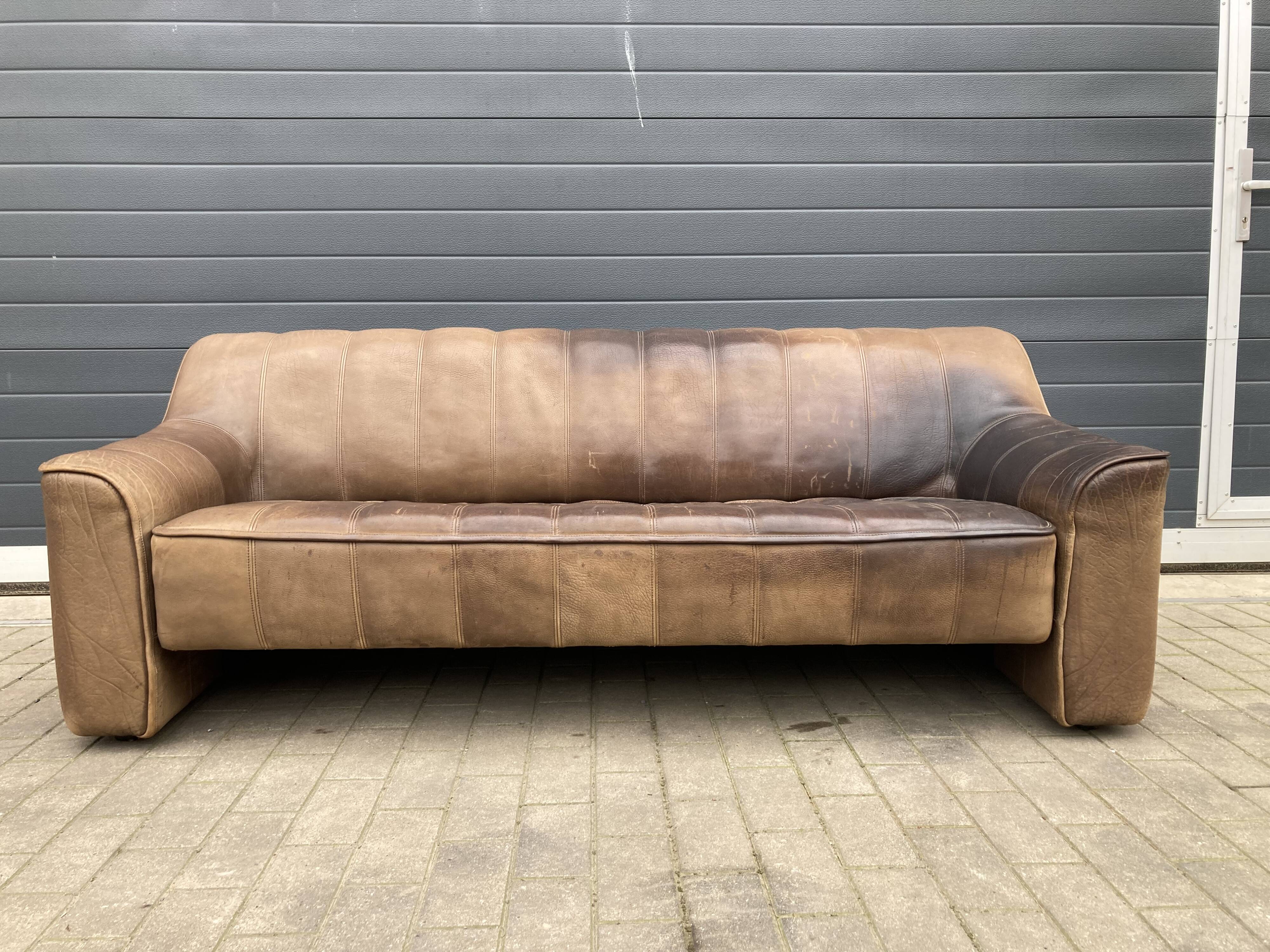 De Sede Ds44 3-seater Buffalo leather NECK 5mm