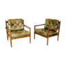 Set of 2 armchairs " Läckö" Ingmar Thillmark OPE-möbler, Sweden, 1960