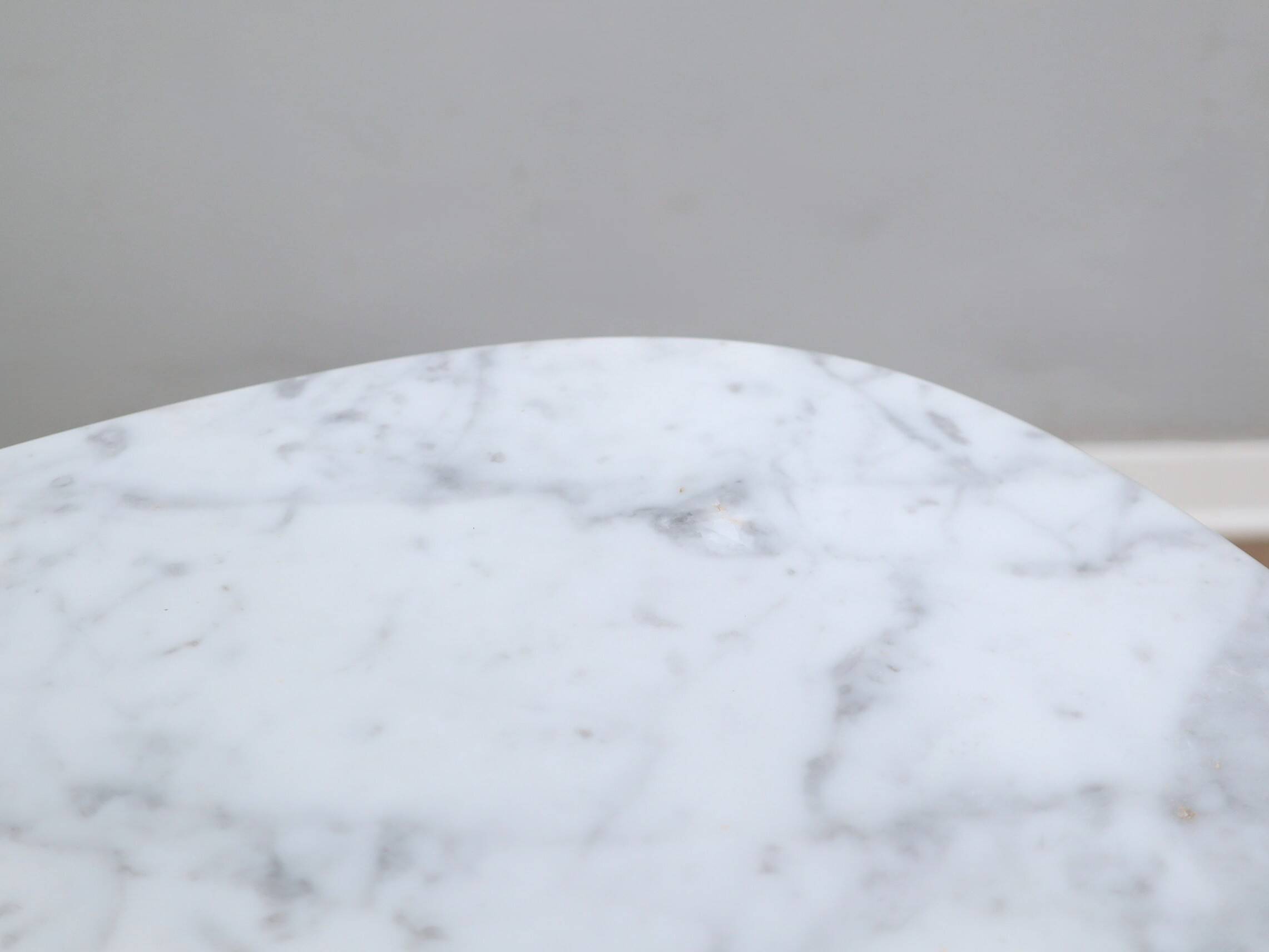 Mid century organic design tripode marble coffee table 1950s