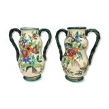 Pair of Cerart Monaco ceramic vases, 60s