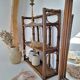 Vintage rattan shelf