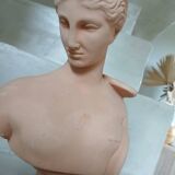 Terracotta bust of a woman