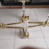 Glass and plexiglas coffee table altuglas