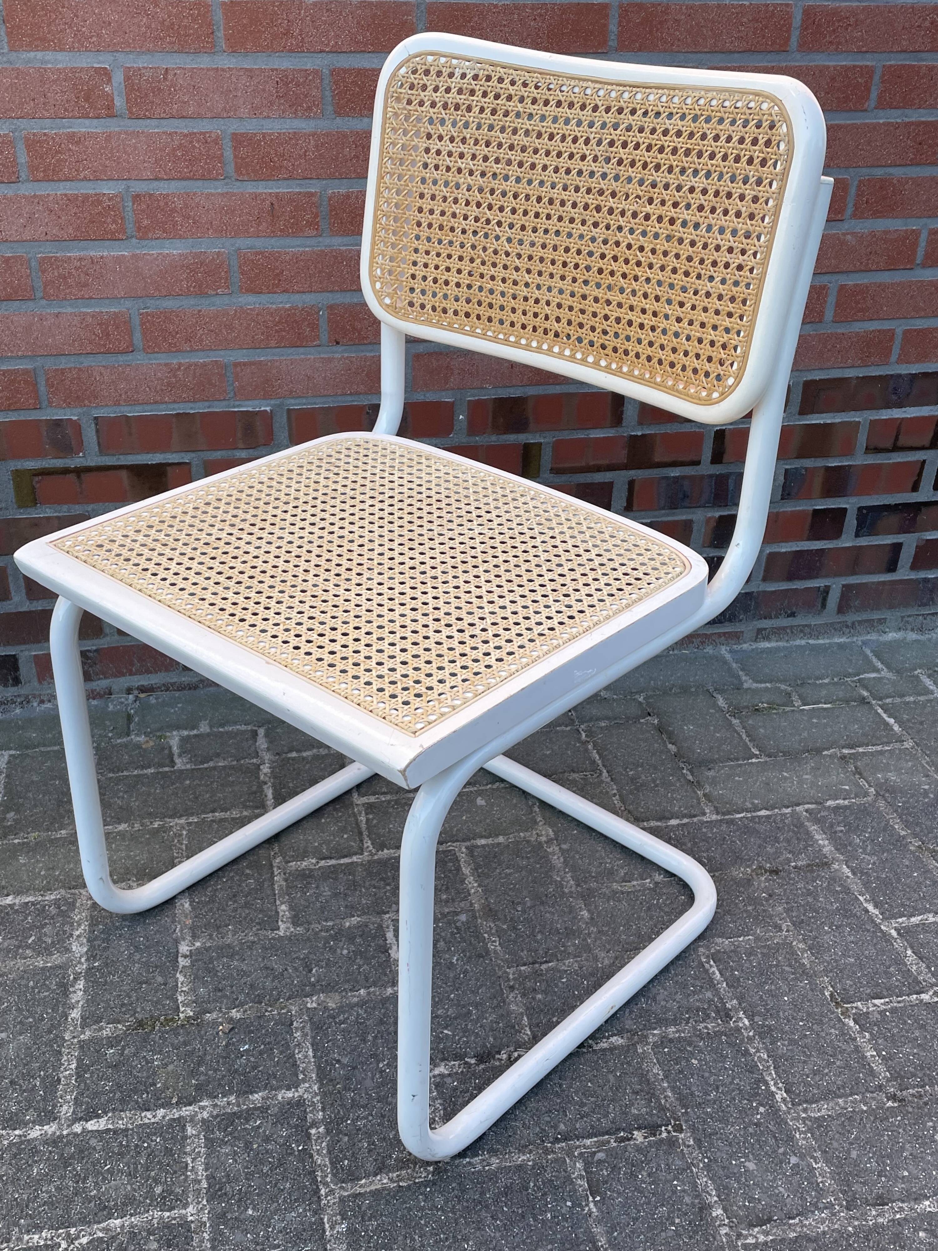 Cesca design chair b32 model in white