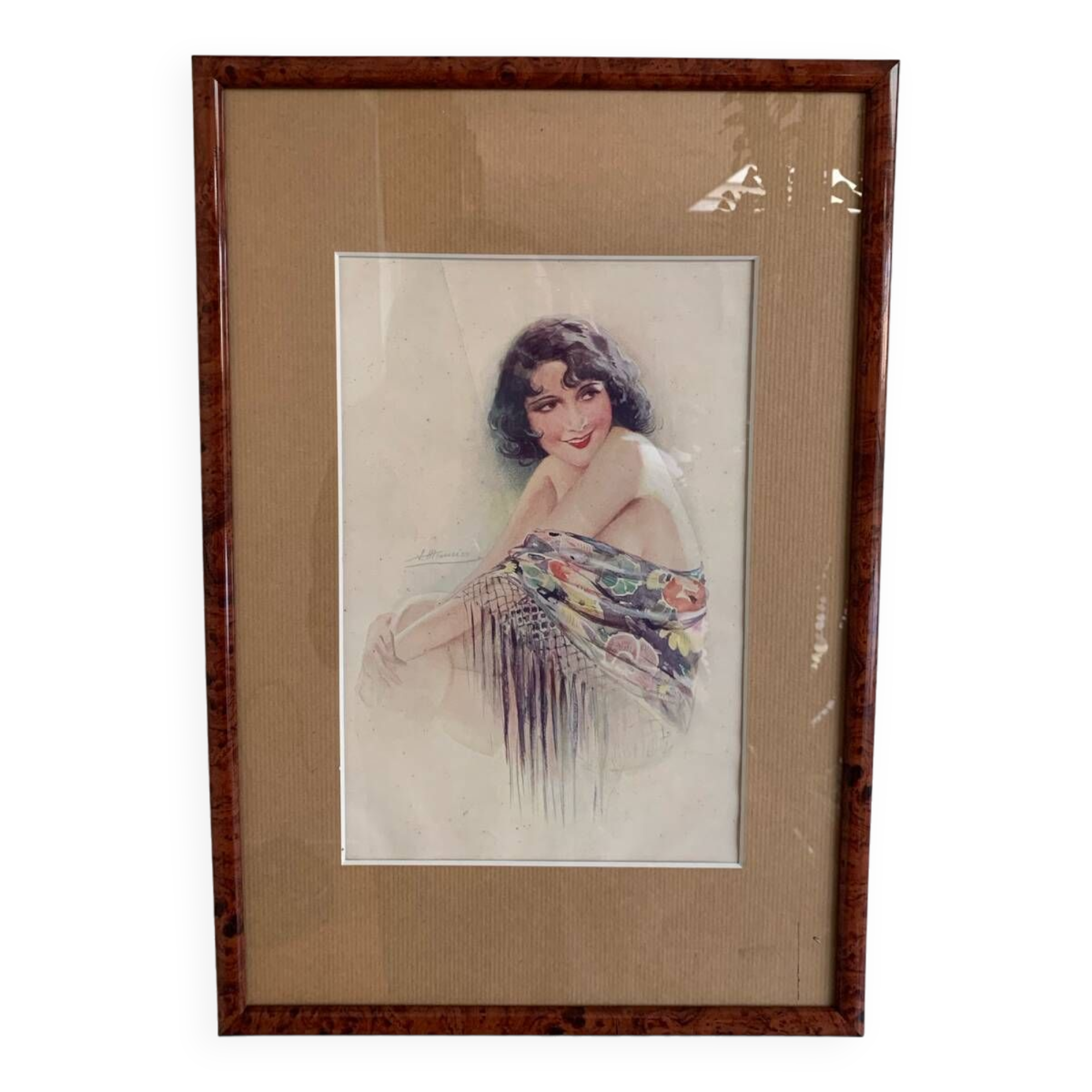 Painting illustration frame by Suzanne Meunier