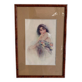 Painting illustration frame by Suzanne Meunier