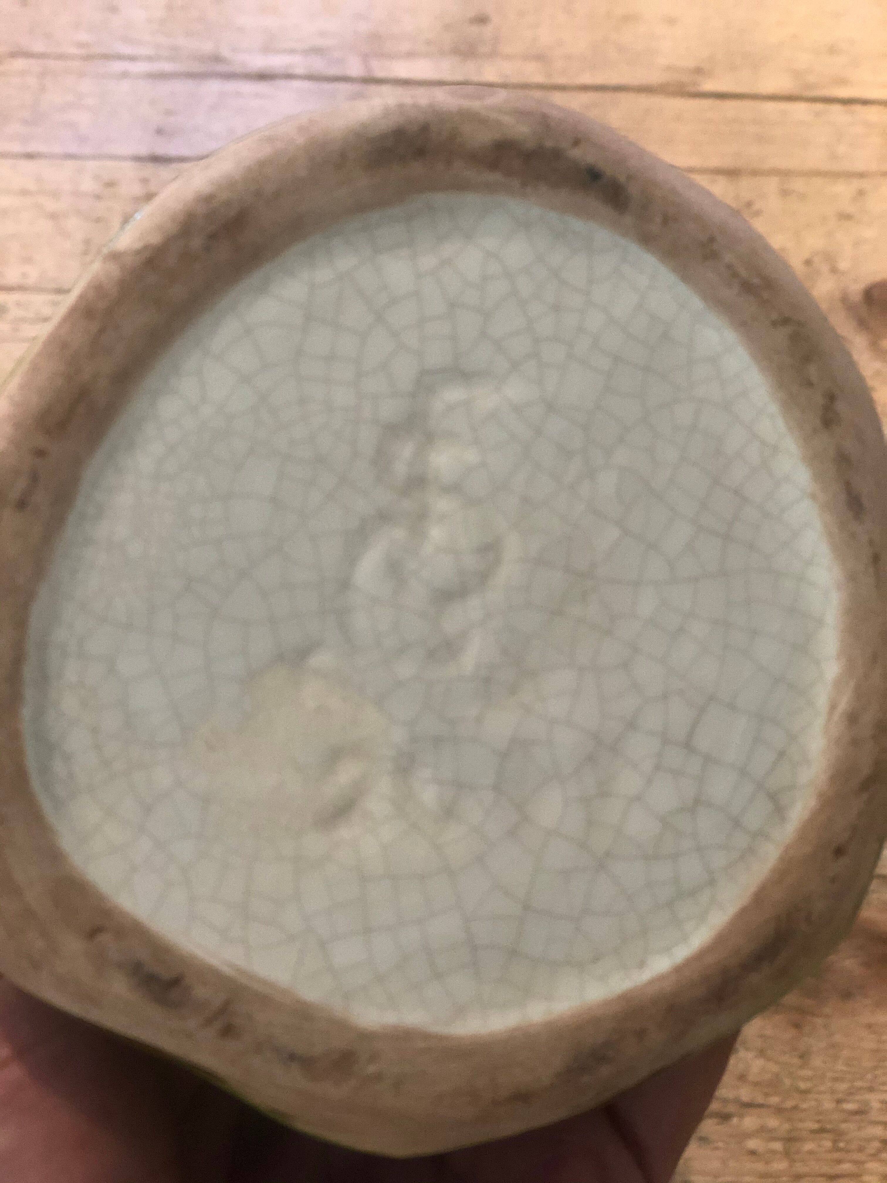 Ceramic pelican pitcher / carafe