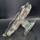 Vintage glass display stand "Pansy Bouquet Pink" — Studio Nova by Mikasa