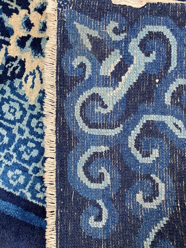 Old Chinese art deco rug spekin 150x190 cm
