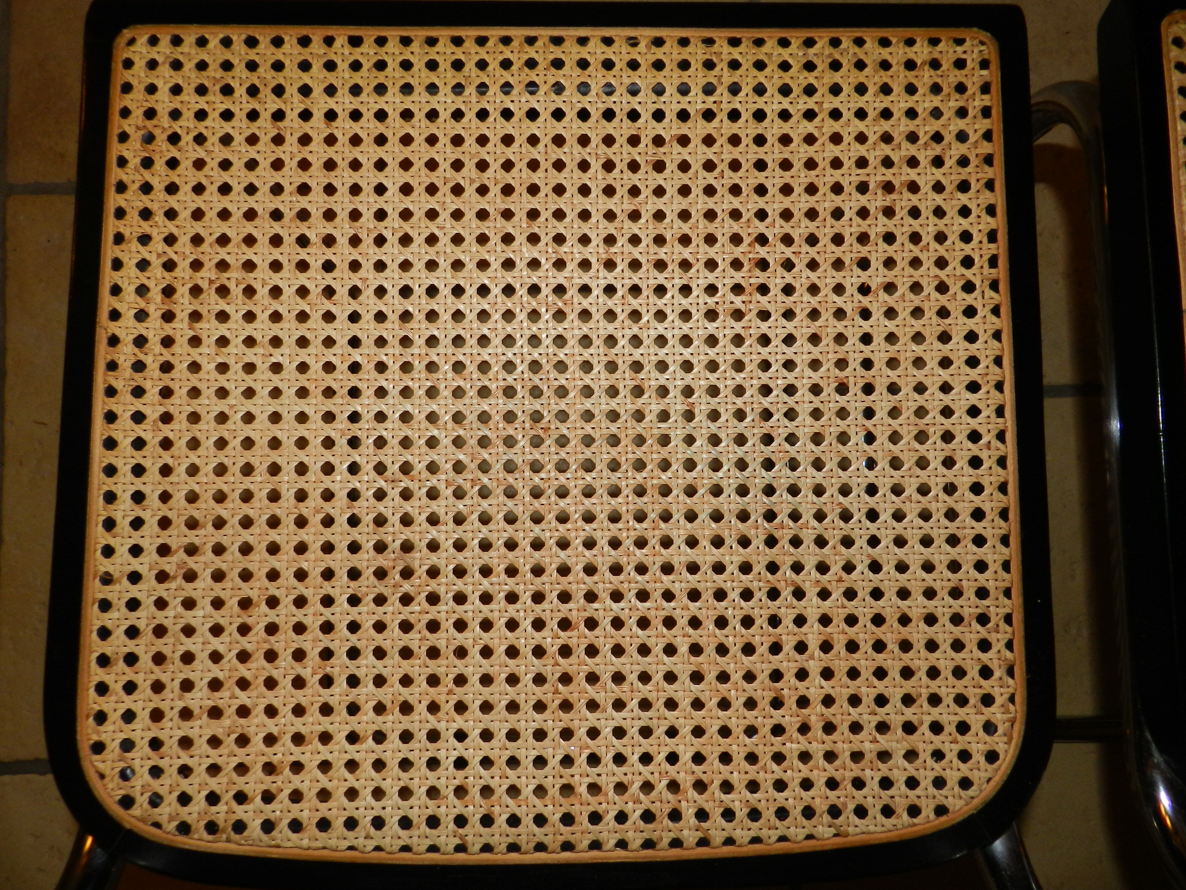 4 chairs by Marcel Breuer model Cesca