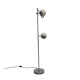 Vintage Italian floor lamp – 2 cream spots – 1970s Reggiani style