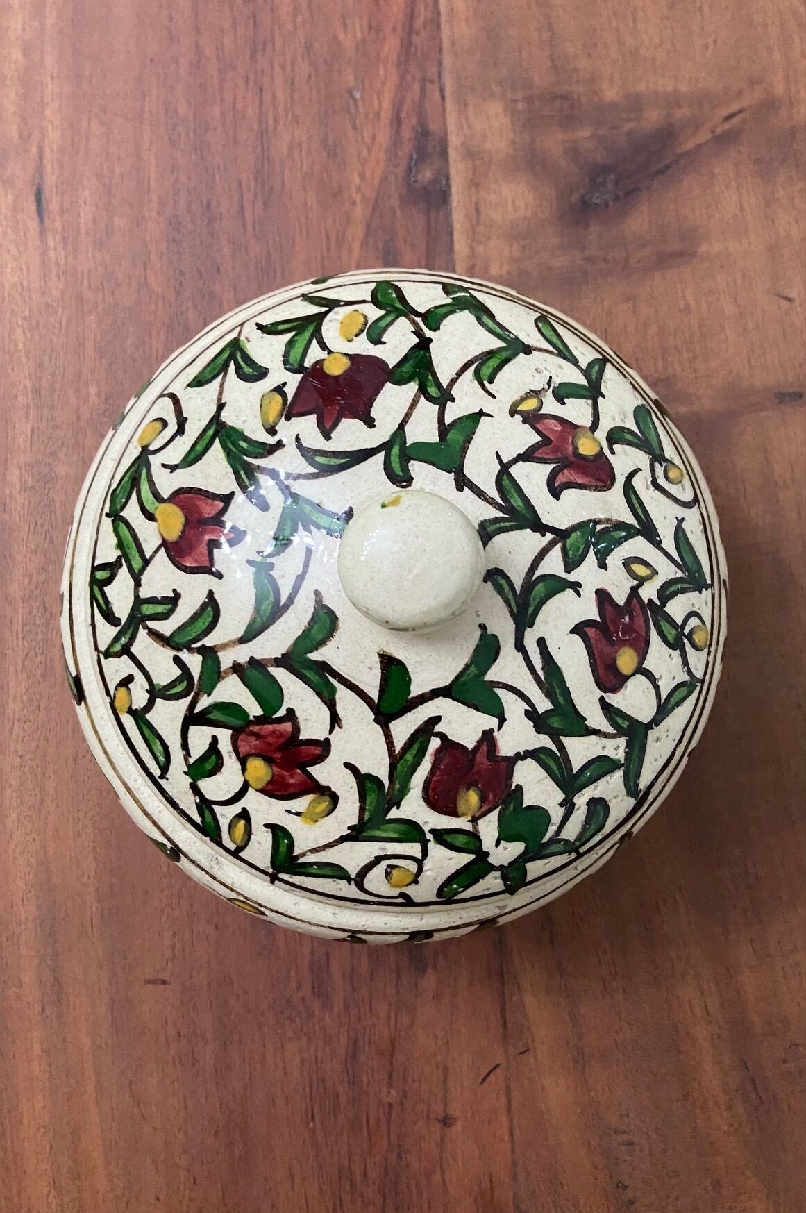 Antique ceramic box