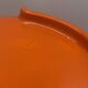 3 tables orange Giotto Stoppino pour Kartell, années 1960