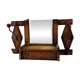 Wall cabinet with coat rack