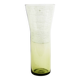 Scandinavian yellow glass vase Holmegaard
